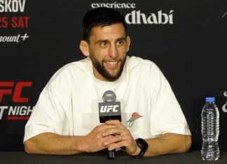 Steve Erceg, UFC Abu Dhabi media day