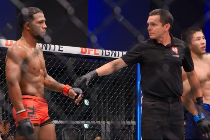 Sean Mora and Illimbek Akylbek Uulu, The Ultimate Fighter 34