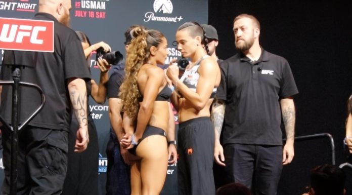 UFC Oklahoma City: Fatima Kline Takes Tabatha Ricci to Suplex City Tabatha Ricci vs. Fatima Kline, UFC OKC