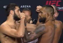Magomed Tuchalov and Brendson Ribeiro, UFC Abu Dhabi