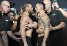 Conor McGregor and Max Holloway, UFC 329