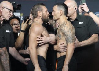 Conor McGregor and Max Holloway, UFC 329
