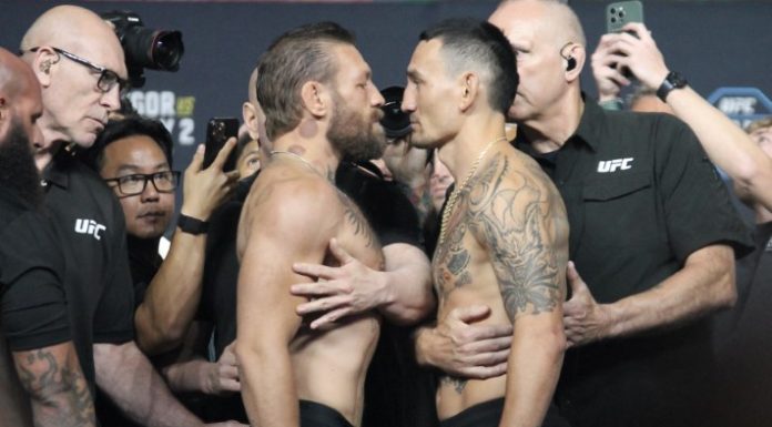 Conor McGregor and Max Holloway, UFC 329