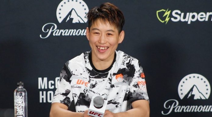 Wang Cong Explains Fake Eyelash Gift, Calls for Valentina Shevchenko Rematch Wang Cong, UFC 329