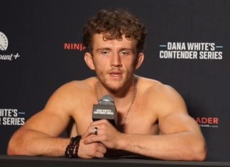 DWCS: Sean Clancy Jr Looking to Do Damage Inside the Cage Sean Clancy Jr. Dana White's Contender Series Season 10 Week 3