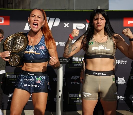 Cris Cryborg and Ketlen Vieira, PFL Tampa