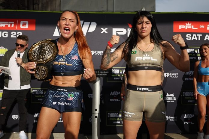 Cris Cryborg and Ketlen Vieira, PFL Tampa
