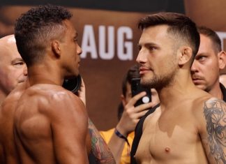 Edson Barboza vs. Esteban Ribovics, UFC 330