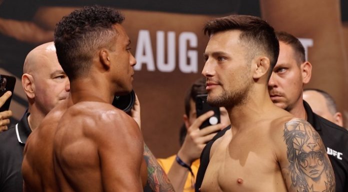 UFC 330: Edson Barboza Splits Shin, Esteban Ribovics Finishes Retiring Legend Edson Barboza vs. Esteban Ribovics, UFC 330