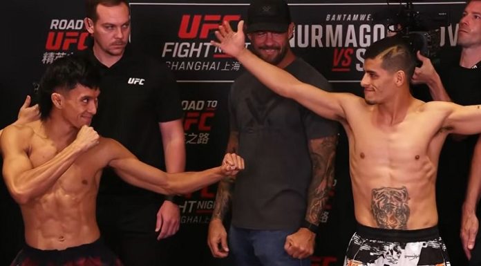 Bilal Hasan and Nilson Rojas, UFC Shanghai