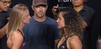 Carli Judice and Jeisla Chaves, UFC Sacramento