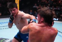 UFC Vegas 120: Ty Miller Lands At Will, Puts Away Billy Ray Goff Billy Ray Goff and Ty Miller, UFC Vegas 120