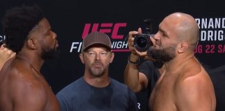 Kennedy Nzechukwu and Shamil Gaziev, UFC Sacramento