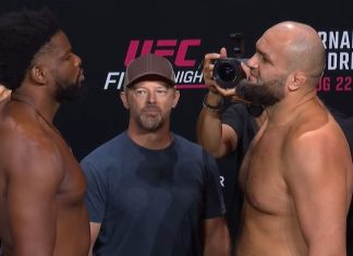 Kennedy Nzechukwu and Shamil Gaziev, UFC Sacramento