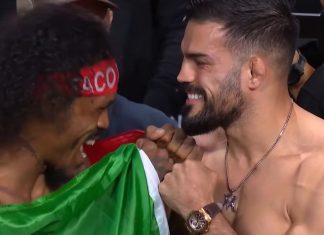 Chris Padilla and Nasrat Haqparast, UFC Sacramento