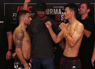 Alex Perez and Sumudaerji, UFC Shanghai
