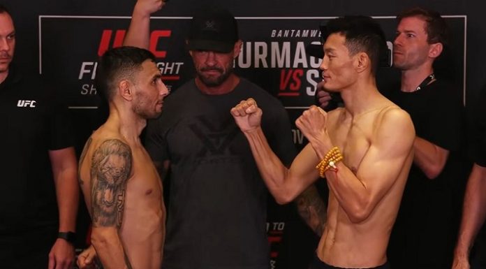 Alex Perez and Sumudaerji, UFC Shanghai