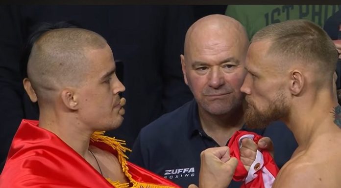 Dusko Todorovic and Robert Valentin, UFC Belgrade