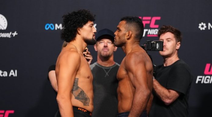 UFC Vegas 120: Hard-Hitting Manoel Sousa Prevails Over Richie Miranda Richie Miranda and Manoel Sousa, UFC Vegas 120