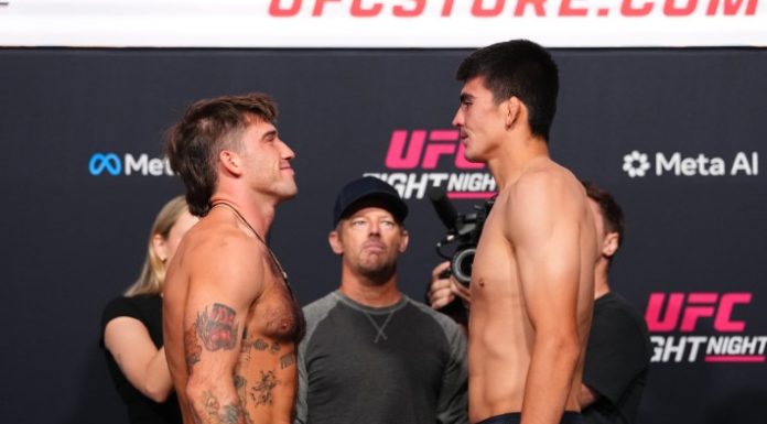UFC Vegas 120: Ty Miller Lands At Will, Puts Away Billy Ray Goff Billy Ray Goff and Ty Miller, UFC Vegas 120