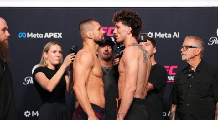 UFC Vegas 120: Quillan Salkilld Shocks with Submission of Mateusz Gamrot Mateusz Gamrot and Quillan Salkilld, UFC Vegas 120