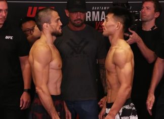 UFC Shanghai: Song Yadong Shocks, Stuns Fans, Stops Umar Nurmagomedov Umar Nurmagomedov and Song Yadong, UFC Shanghai