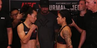 Yan Xiaonan and Denise Gomes, UFC Shanghai