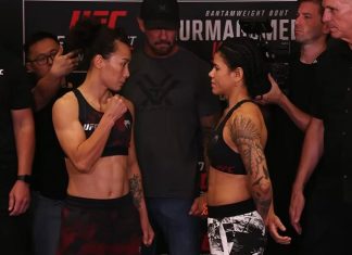 Yan Xiaonan and Denise Gomes, UFC Shanghai