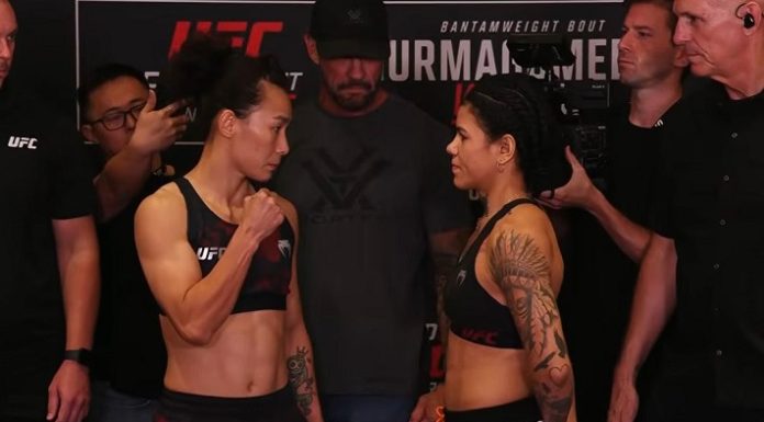 Yan Xiaonan and Denise Gomes, UFC Shanghai