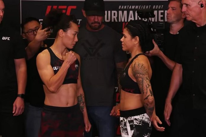 Yan Xiaonan and Denise Gomes, UFC Shanghai