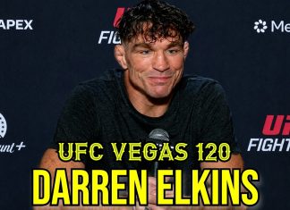 Darren Elkins Explains Decision To Retire, “I’ve always wanted to lay my gloves in the octagon.”