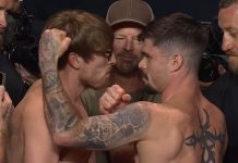 Kurtis Campbell Becomes First Fighter to Finish Trevor Peek at UFC Paris Kurtis Campbell and Trevor Peek, UFC Paris
