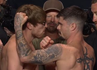 Kurtis Campbell and Trevor Peek, UFC Paris