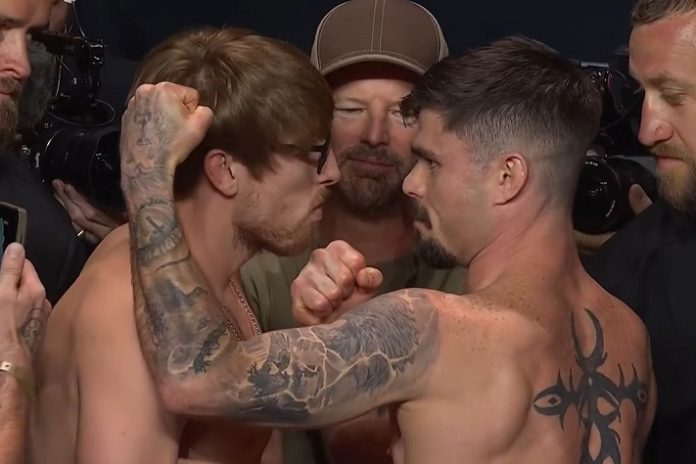 Kurtis Campbell and Trevor Peek, UFC Paris
