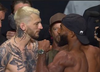 Dan Hooker and Salahdine Parnasse, UFC Paris