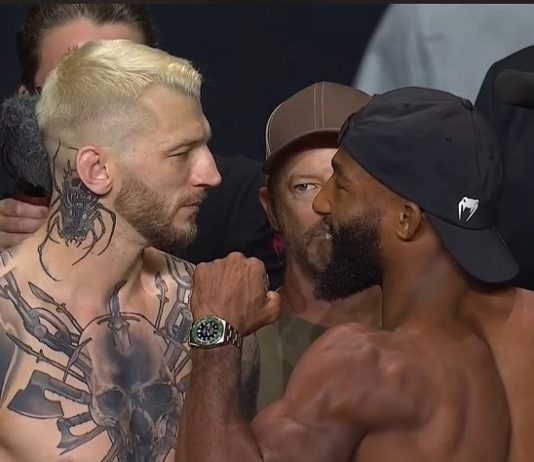 Dan Hooker and Salahdine Parnasse, UFC Paris