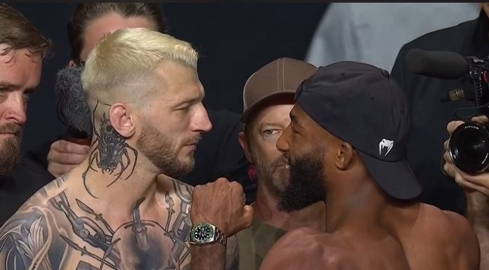 Dan Hooker and Salahdine Parnasse, UFC Paris
