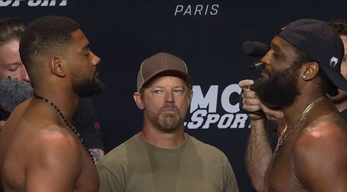 UFC Paris: Mario Pinto Survives Early Scare, Stops Ryan Spann Mario Pinto and Ryan Spann, UFC Paris