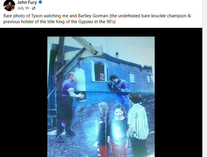 Bartley Gorman Tyson Fury