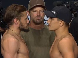 Nathaniel Wood and Pavel Andrusca, UFC Paris